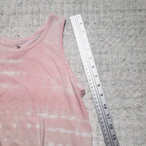 SO Pink Tie-Dye Sleeveless Top Size XL - Picture 6 of 6